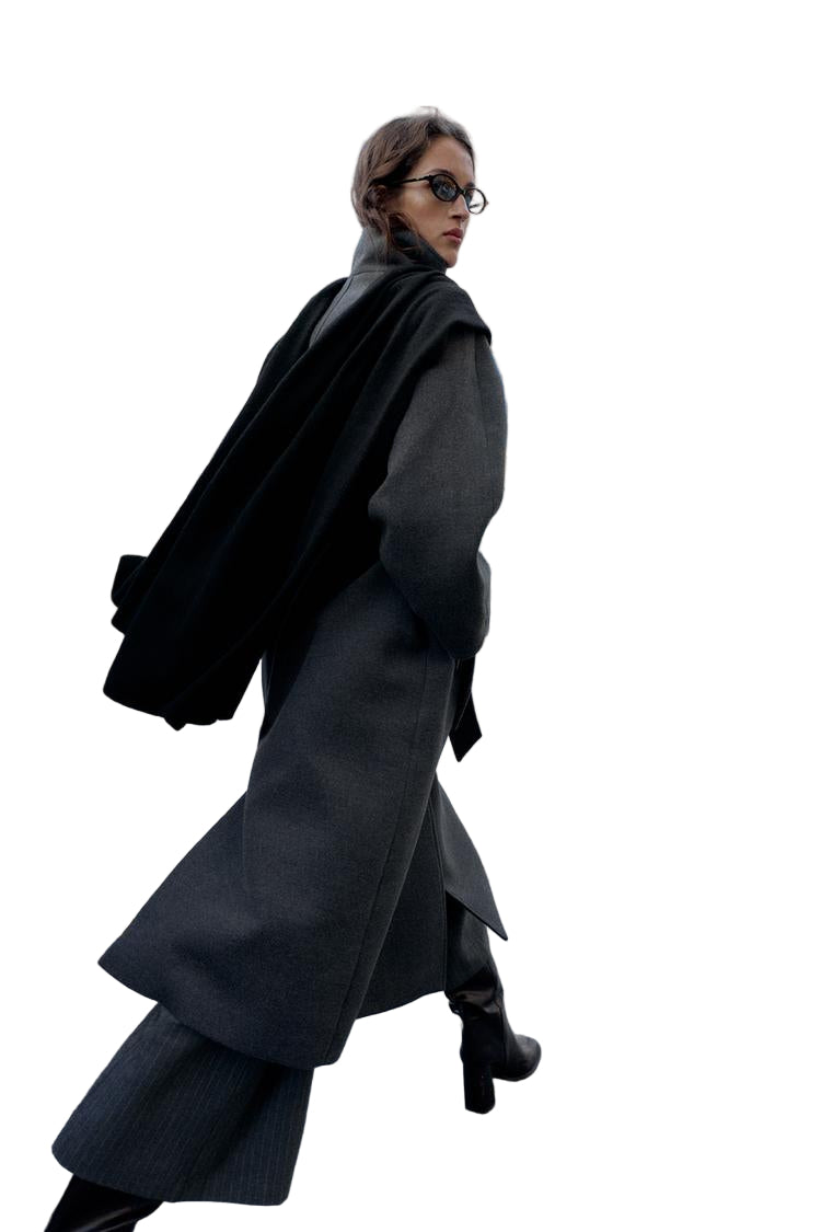 ADRIANA™ | ULD FRAKKE MED BÆLTE