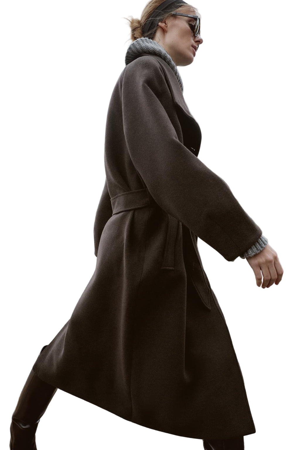 ADRIANA™ | ULD FRAKKE MED BÆLTE