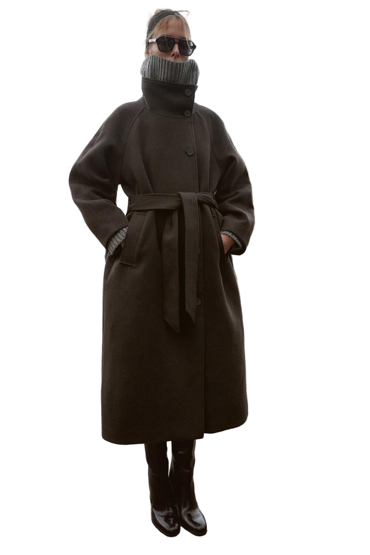 ADRIANA™ | ULD FRAKKE MED BÆLTE