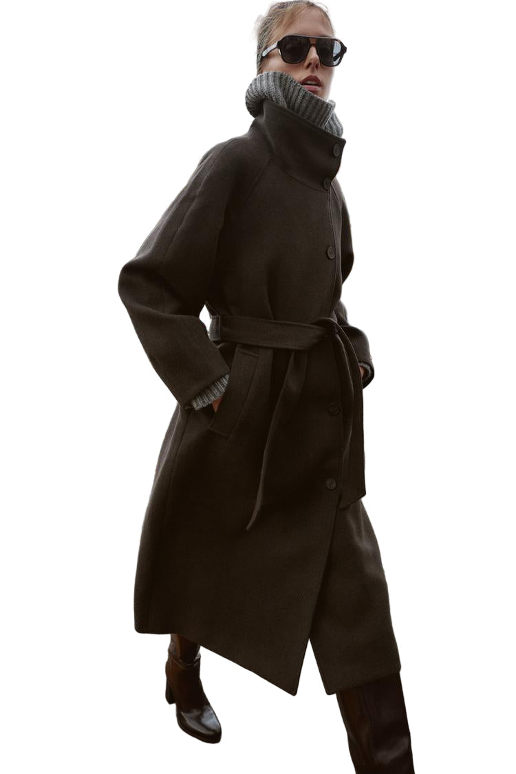 ADRIANA™ | ULD FRAKKE MED BÆLTE