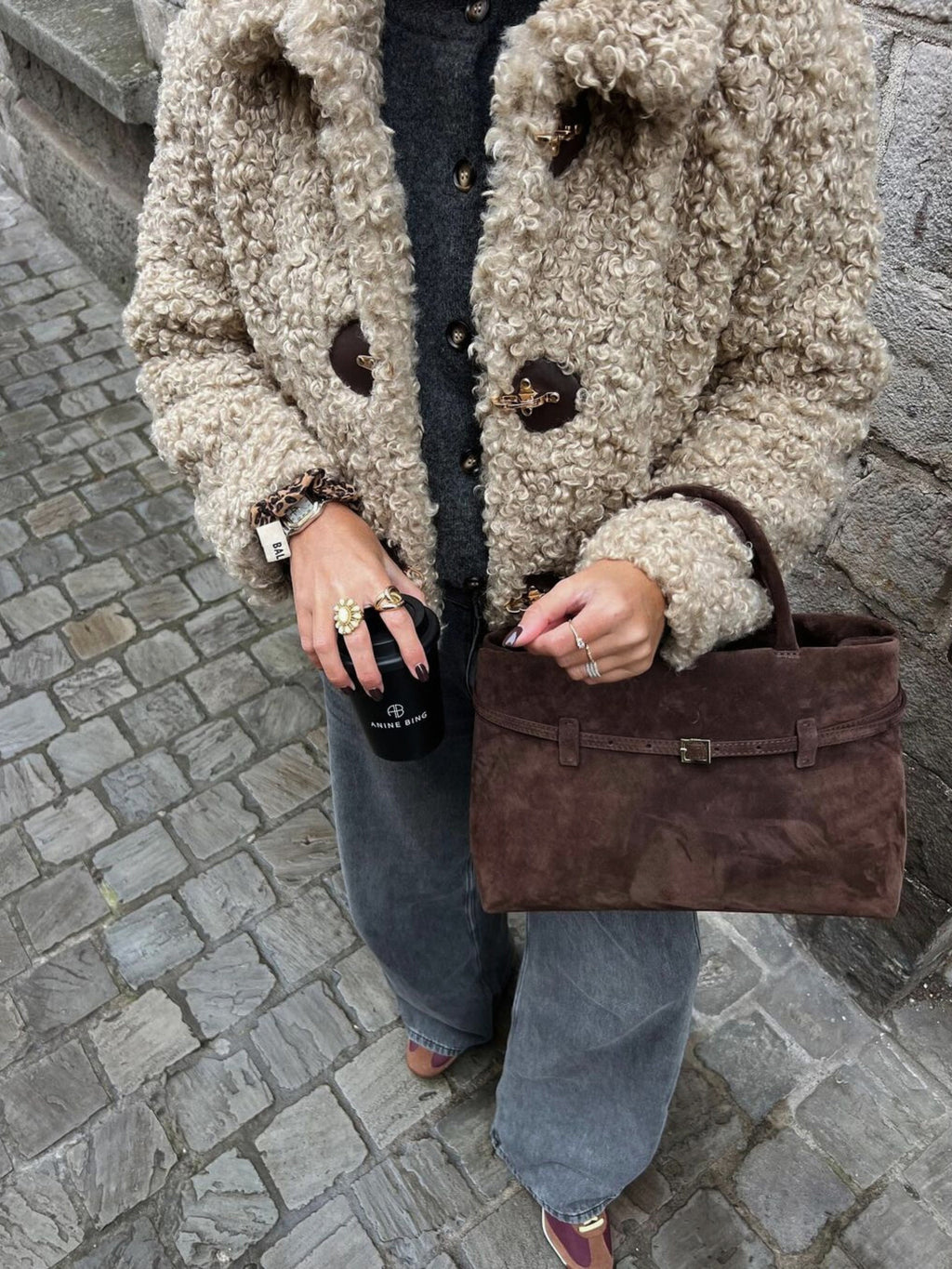 REBECCA™ – SKULDERTASKE I LUKSUS RUSKIND