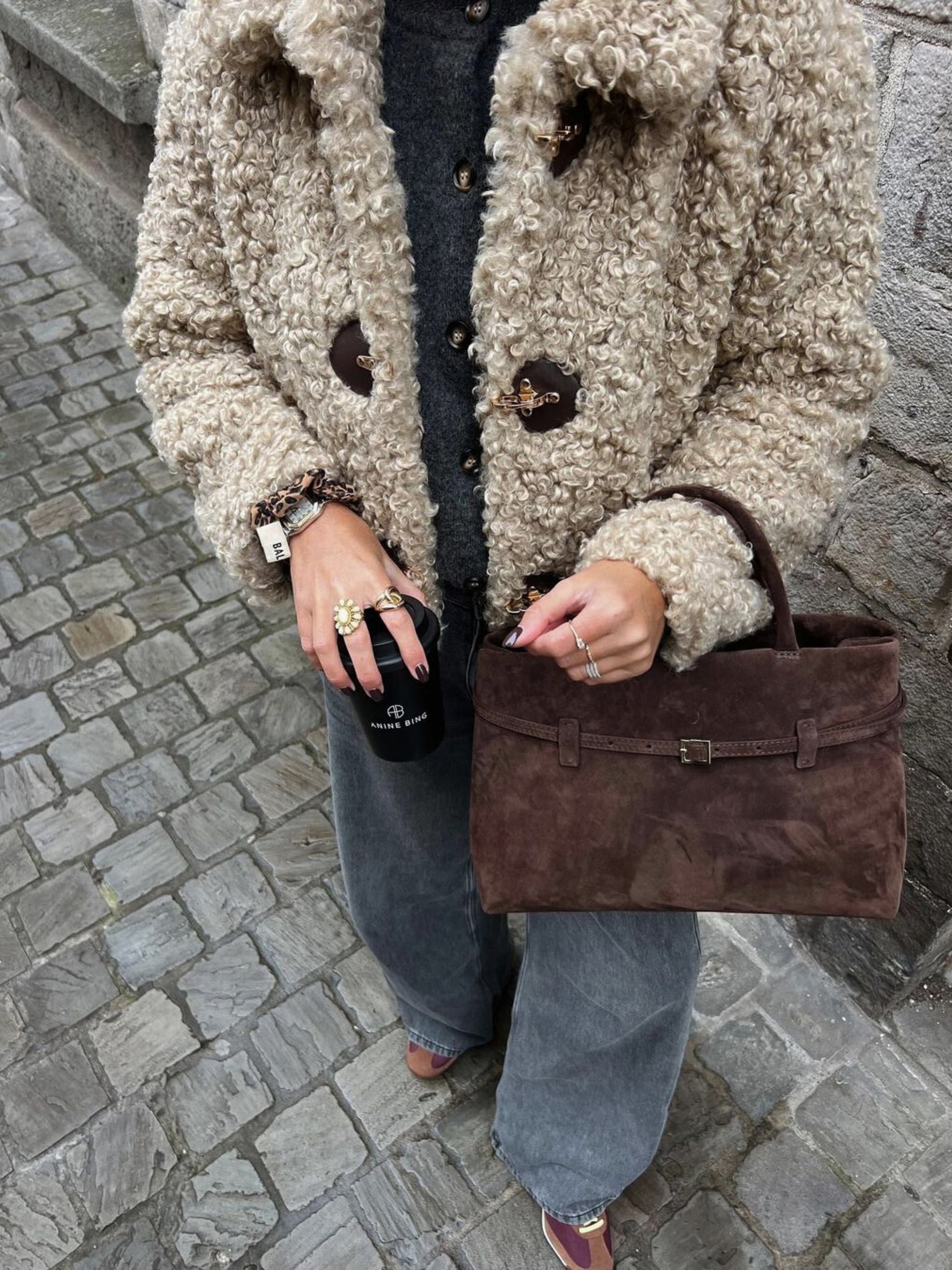 REBECCA™ – SKULDERTASKE I LUKSUS RUSKIND