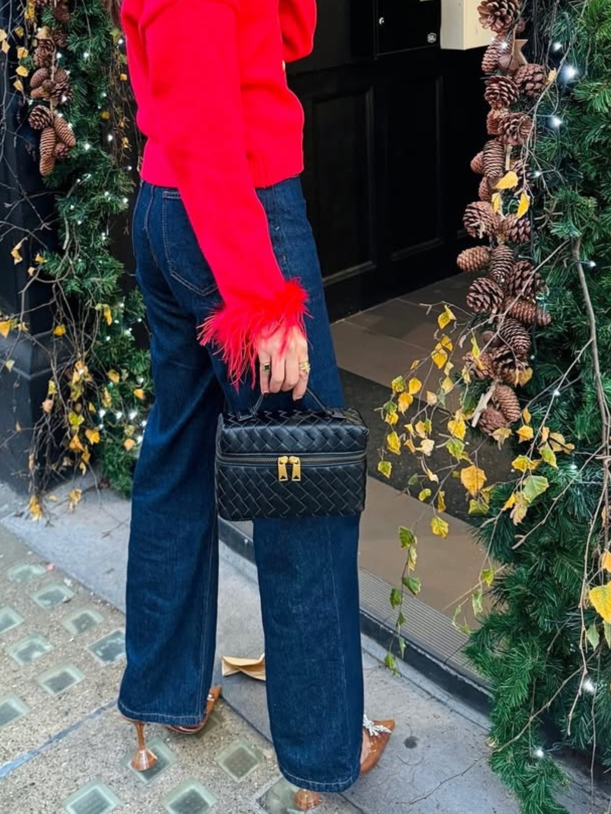 JULIETTE™ – STRUKTURERET FLETTET TASKE MED GLANS