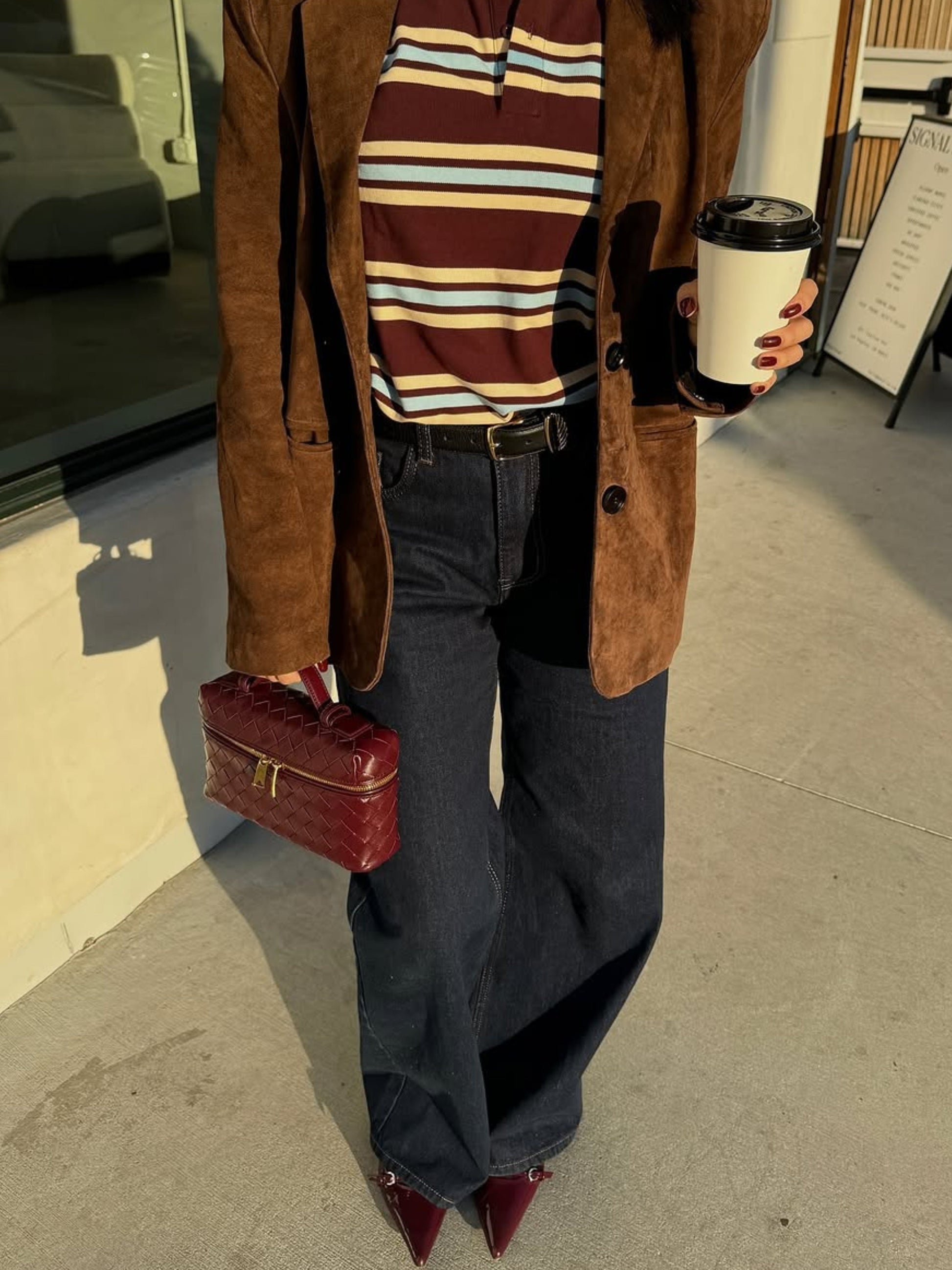 JULIETTE™ – STRUKTURERET FLETTET TASKE MED GLANS