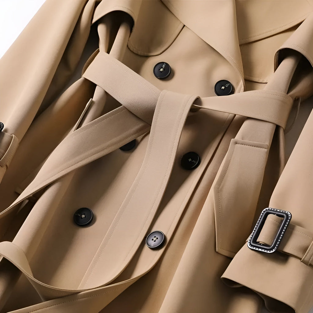 XANTHIPPE™ – ELEGANT TRENCHCOAT MED TIDLØST DESIGN